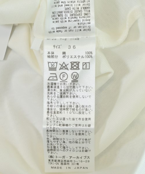 TOGA（トーガ）Tシャツ・カットソー 白 サイズ:36(S位) レディース/2200708814093