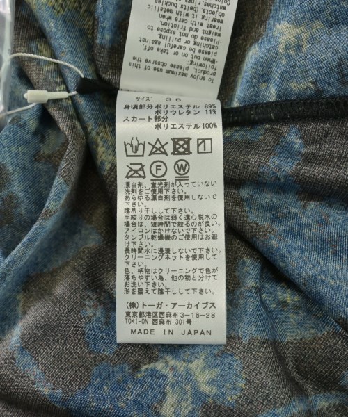TOGA（トーガ）ワンピース 青 サイズ:36(S位) レディース/2200708814215