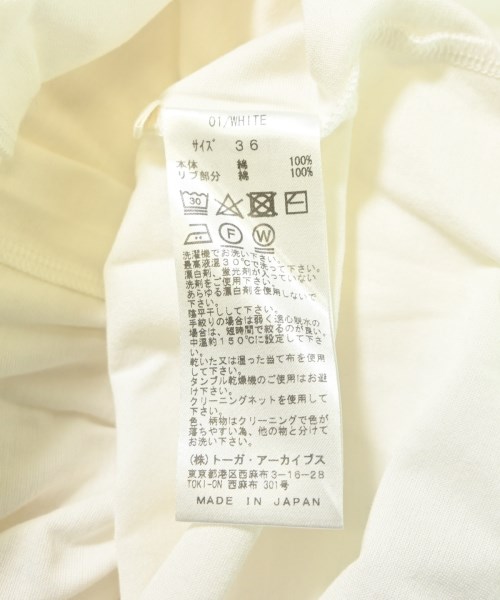 TOGA（トーガ）ノースリーブ 白 サイズ:36(S位) レディース/2200707483078