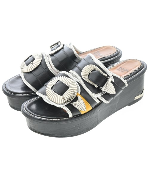 TOGA(トーガ)サンダル 黒 サイズ:EU39(25.5cm位)/2200663785087