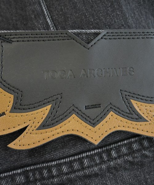 TOGA（トーガ）デニムパンツ 黒 サイズ:XS レディース/2200664713492