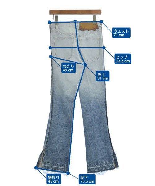 TOGA（トーガ）デニムパンツ 青 サイズ:XS レディース/2200671018108