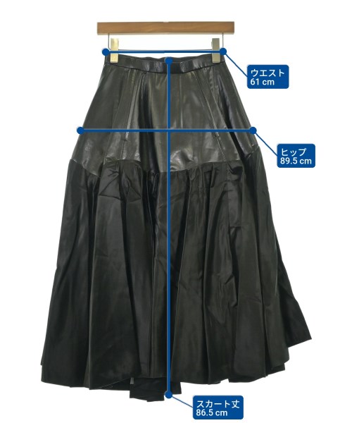 TOGA（トーガ）ロング・マキシ丈スカート 黒 サイズ:34(XS位) レディース/2200671018184