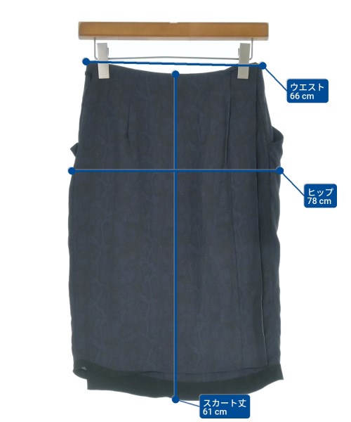 TOGA（トーガ）ひざ丈スカート 黒 サイズ:1(S位) レディース/2200668976077