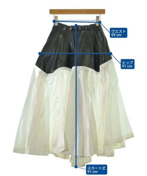 TOGA（トーガ）ロング・マキシ丈スカート 白 サイズ:34(XS位) レディース/2200729943246