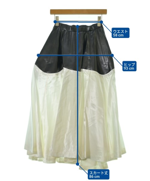 TOGA（トーガ）ロング・マキシ丈スカート 白 サイズ:34(XS位) レディース/2200729943253