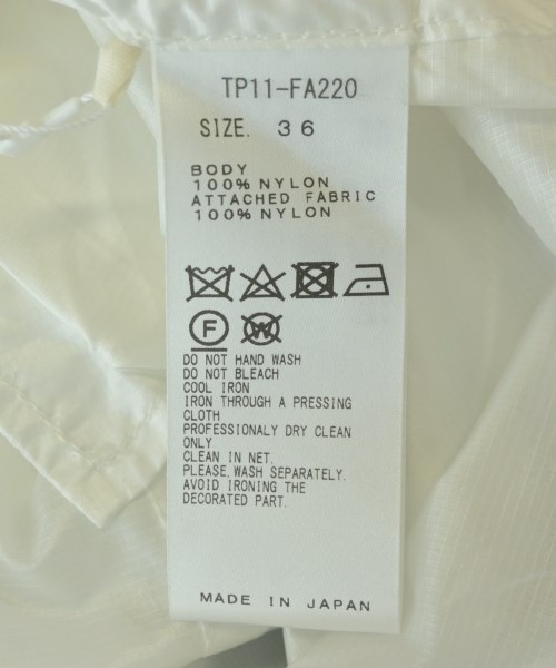 TOGA（トーガ）その他 白 サイズ:36(S位) レディース/2200730416043
