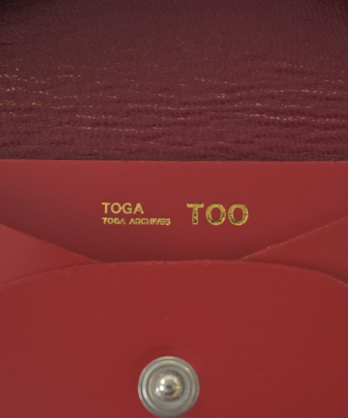 TOGA（トーガ）カードケース 赤 サイズ:ONE レディース/2200722572665