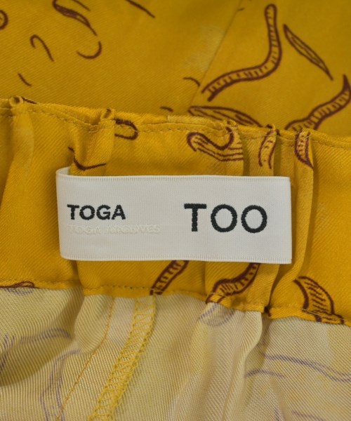 TOGA（トーガ）ロング・マキシ丈スカート 黄 サイズ:S レディース/2200684153537