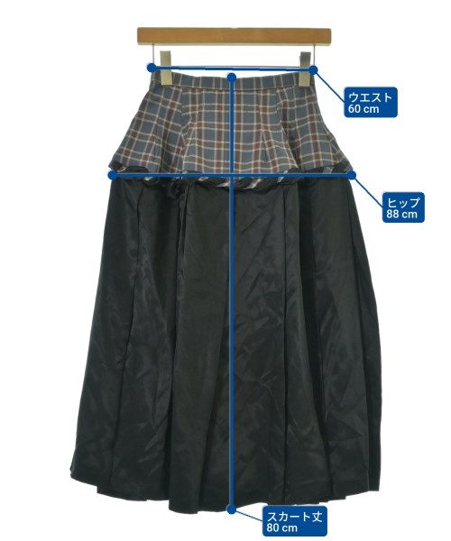 TOGA（トーガ）ロング・マキシ丈スカート 黒 サイズ:34(XS位) レディース/2200684153629