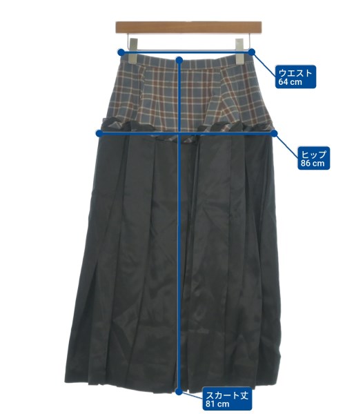 TOGA（トーガ）ロング・マキシ丈スカート 黒 サイズ:36(S位) レディース/2200684153650