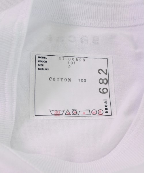sacai（サカイ）Tシャツ・カットソー 白 サイズ:2(M位) メンズ |【公式 