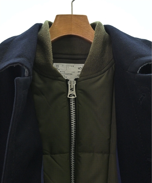 sacai(サカイ)コート 紺 サイズ:3(L位) メンズ/2200432898192 sacai(サカイ)コート 紺 サイズ:3(L位) メンズ/2200432898192