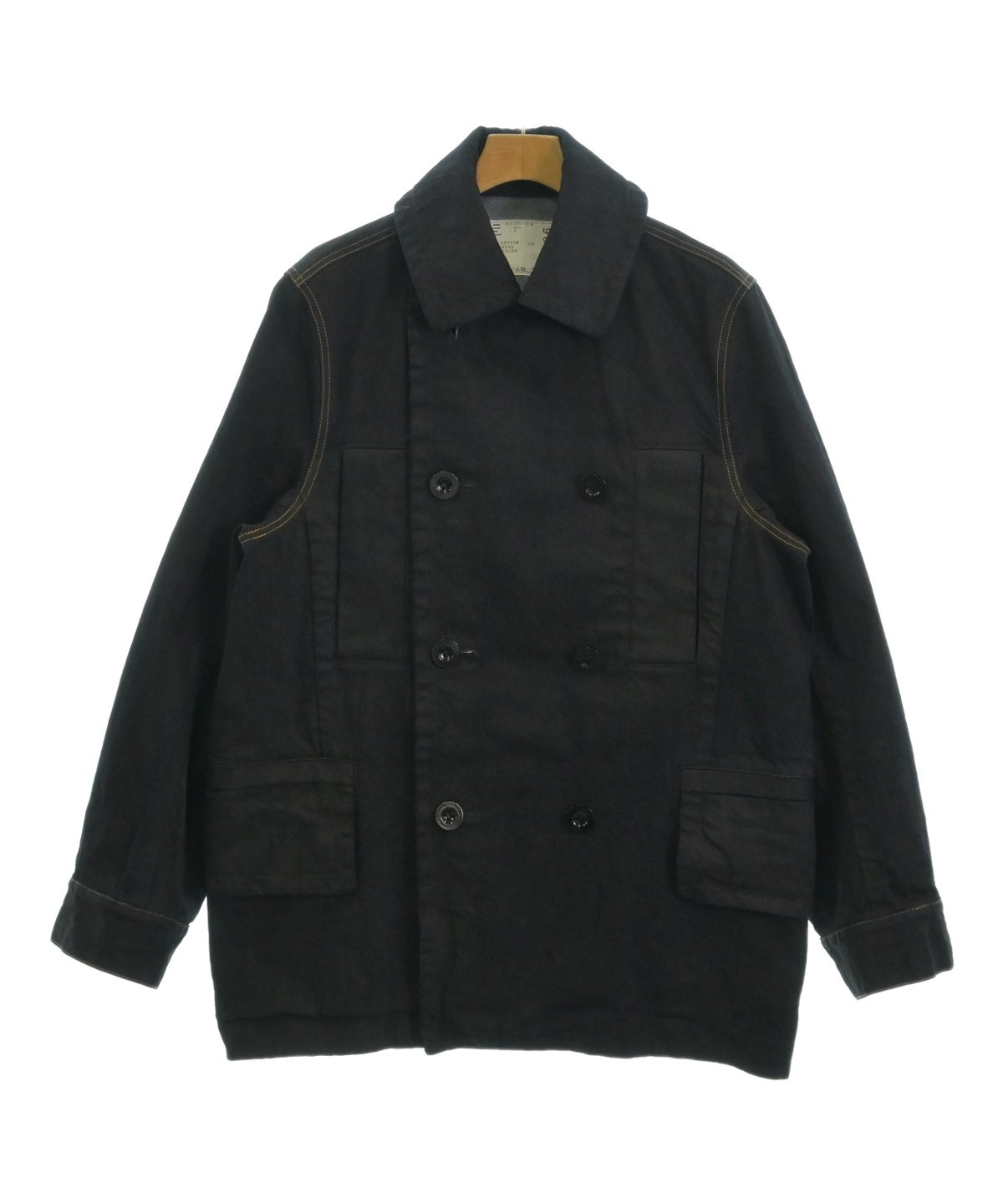 sacai 2010年　超初期ネイビーカーディガン　サイズ1 中古・古着通販】sacai (サカイ) ドッキングライダースニット