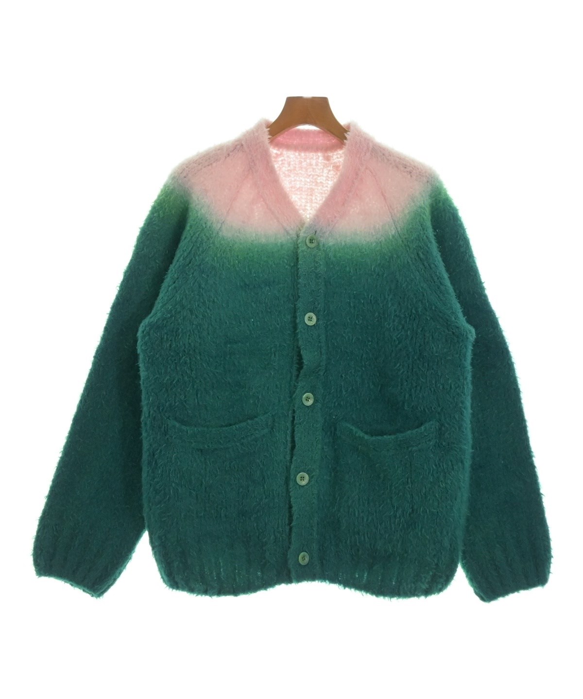 sacai コットンカーディガン　size2 サカイ sacai（サカイ）カーディガン 緑 サイズ:2(M位) メンズ