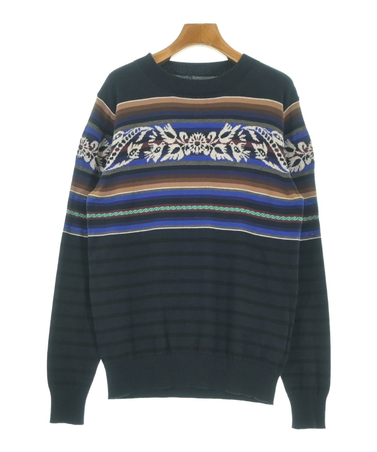 sacai(サカイ)ニット・セーター 紺 サイズ:1(S位) メンズ sacai(サカイ)ニット・セーター 紺 サイズ:1(S位) メンズ