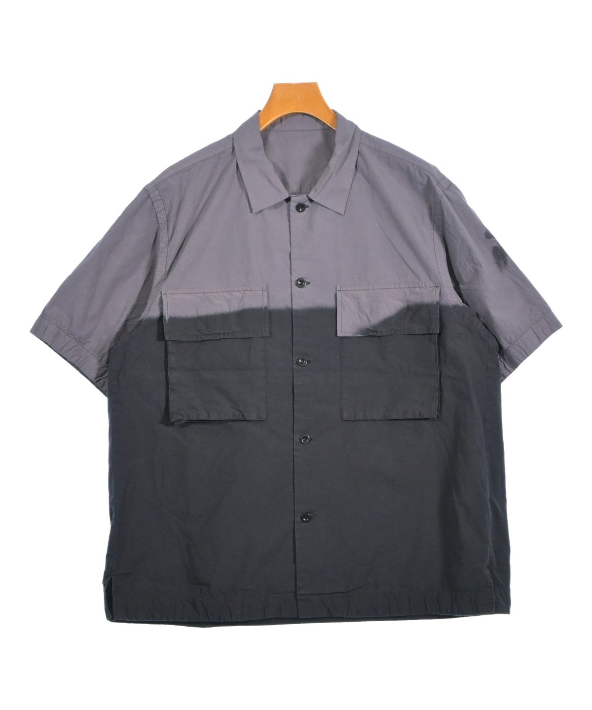 sacai - サカイセーター　サイズ１　sacai 　グレー　サカイラック　シャツ　異素材 sacai（サカイ）カジュアルシャツ グレー サイズ:3(L位) メンズ