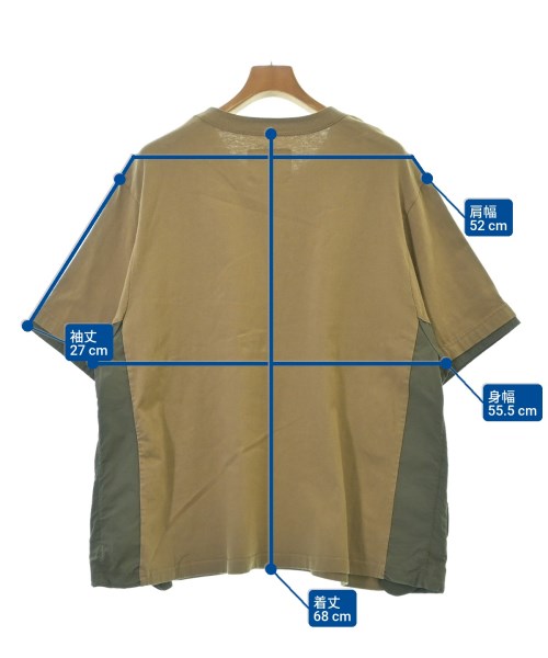 sacai（サカイ）Tシャツ・カットソー 茶 サイズ:2(M位) メンズ/2200555816028