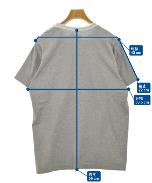 sacai（サカイ）Tシャツ・カットソー グレー サイズ:3(L位) メンズ/2200561422022