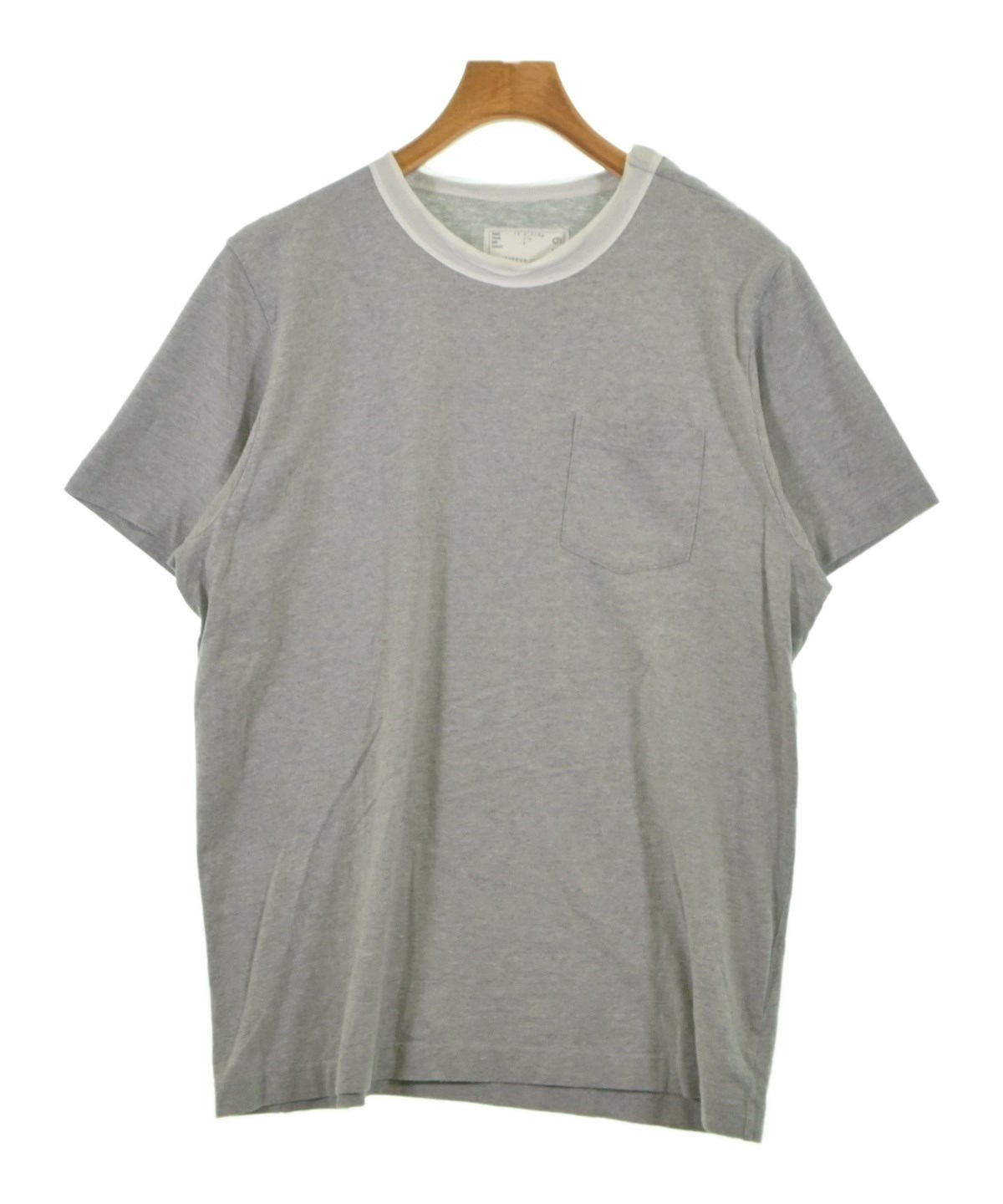 完売品sacai know future Tシャツ グレー極美品サイズL 中古・古着通販】sacai (サカイ) KNOW FUTURE L S T-Shirt ブラック