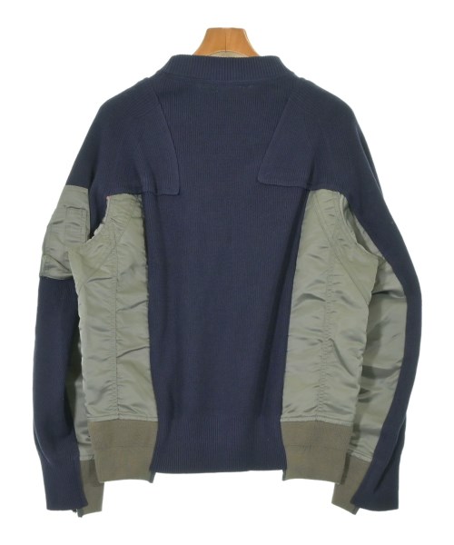 sacai（サカイ）ニット・セーター 紺 サイズ:1(S位) メンズ/2200621380101