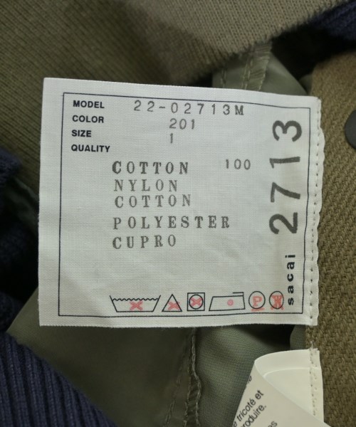 sacai（サカイ）ニット・セーター 紺 サイズ:1(S位) メンズ/2200621380101