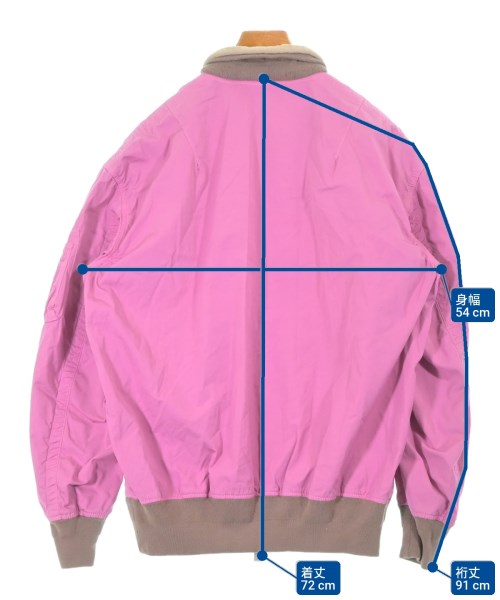 sacai（サカイ）ブルゾン ピンク サイズ:1(S位) メンズ/2200621416077
