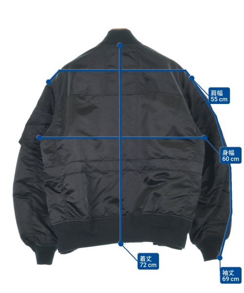 sacai（サカイ）ミリタリーブルゾン 黒 サイズ:2(M位) メンズ/2200636331013