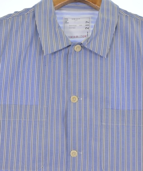 sacai（サカイ）カジュアルシャツ 青 サイズ:1(S位) メンズ/2200637073035