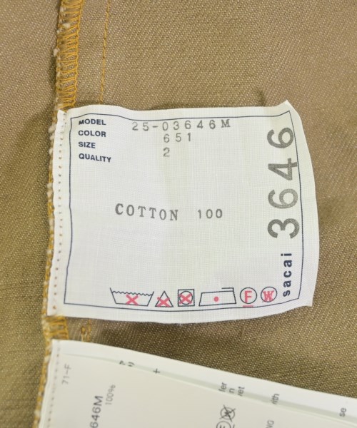 sacai（サカイ）その他 茶 サイズ:2(M位) メンズ/2200634661044