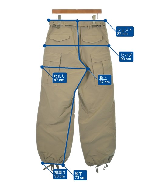 sacai（サカイ）カーゴパンツ ベージュ サイズ:1(S位) メンズ/2200637823043