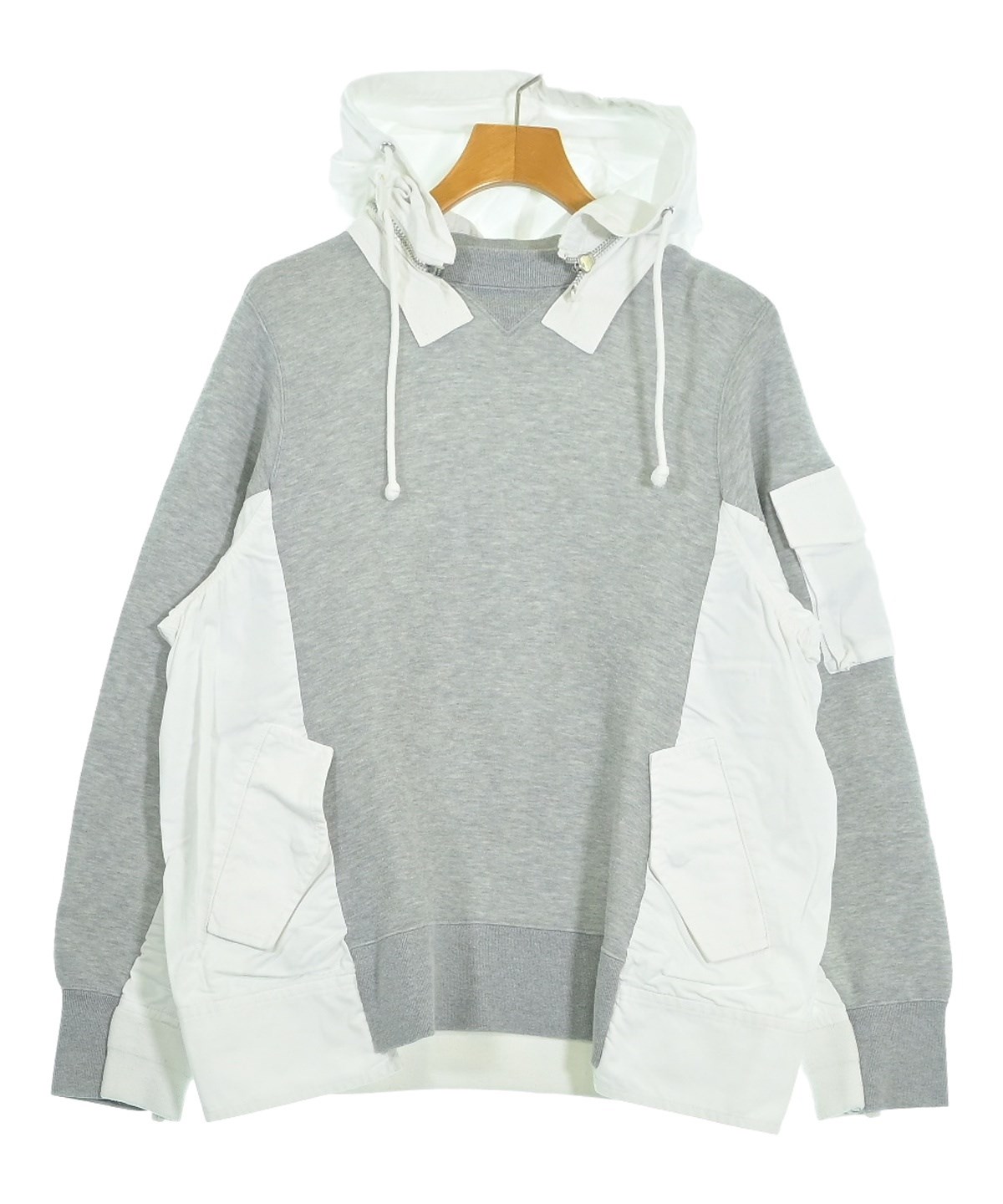 sacai（サカイ）パーカー グレー サイズ:3(L位) メンズ/2200636391086