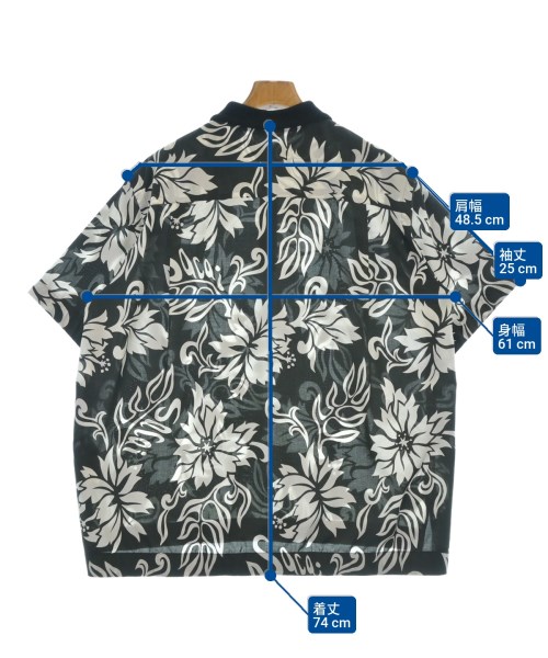 sacai（サカイ）カジュアルシャツ 黒 サイズ:XS メンズ/2200638125030