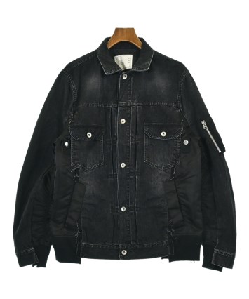 sacai（サカイ）デニムジャケット 黒 サイズ:3(L位) メンズ