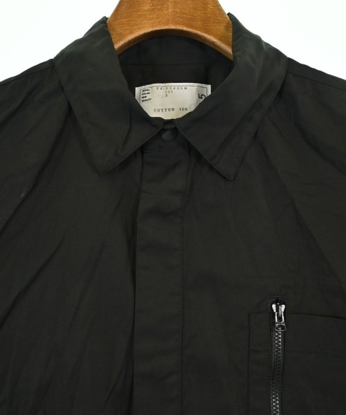 sacai（サカイ）カジュアルシャツ 黒 サイズ:3(L位) メンズ/2200622449036