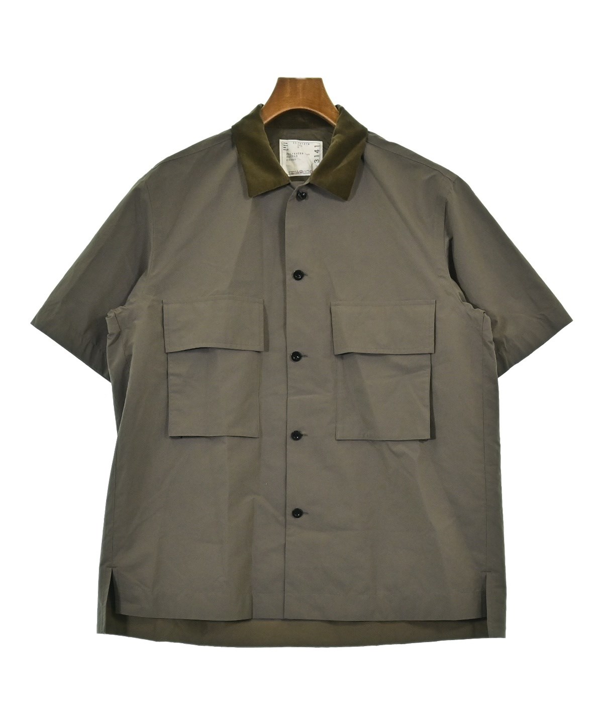 sacai（サカイ）カジュアルシャツ グレー サイズ:3(L位) メンズ