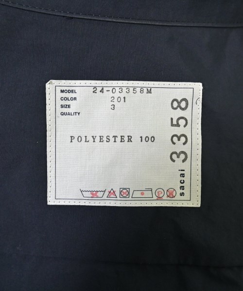 sacai（サカイ）カジュアルシャツ 紺 サイズ:3(L位) メンズ/2200622449135