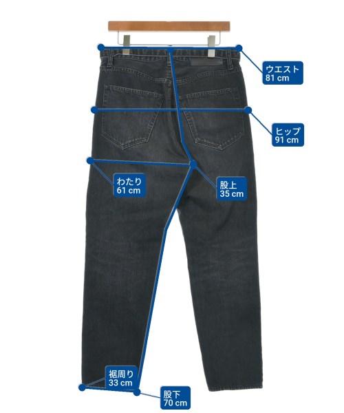 sacai（サカイ）デニムパンツ 黒 サイズ:3(L位) メンズ/2200635279095