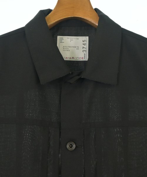 sacai（サカイ）ブルゾン 黒 サイズ:4(XL位) メンズ/2200635635044