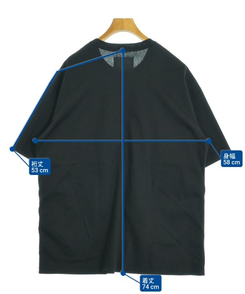 sacai（サカイ）Tシャツ・カットソー 黒 サイズ:4(XL位) メンズ/2200635635082