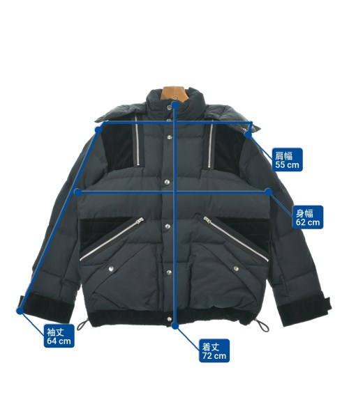 sacai（サカイ）ダウンジャケット/ダウンベスト 黒 サイズ:1(S位) メンズ/2200638876048