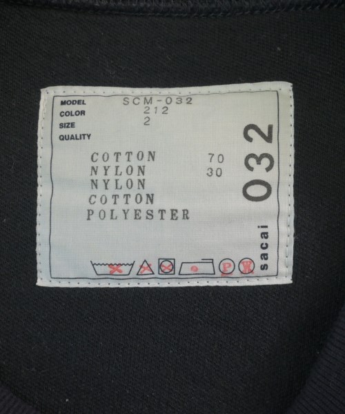 sacai（サカイ）Tシャツ・カットソー 黒 サイズ:2(M位) メンズ/2200624033103