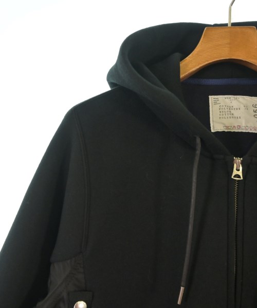 sacai（サカイ）パーカー 黒 サイズ:4(XL位) メンズ/2200639445021