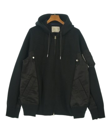 sacai（サカイ）パーカー 黒 サイズ:4(XL位) メンズ/2200639445021