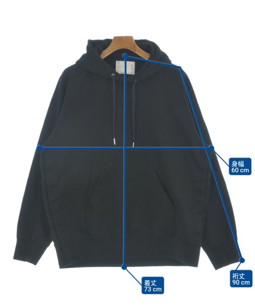 sacai（サカイ）パーカー 黒 サイズ:3(L位) メンズ/2200626293017