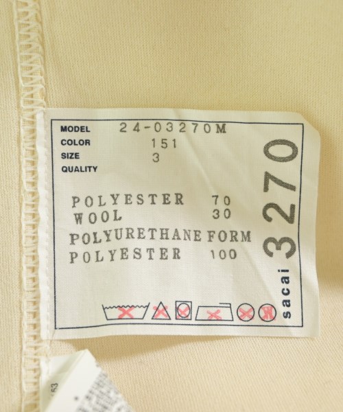 sacai（サカイ）ブルゾン 白 サイズ:3(L位) メンズ/2200638694031
