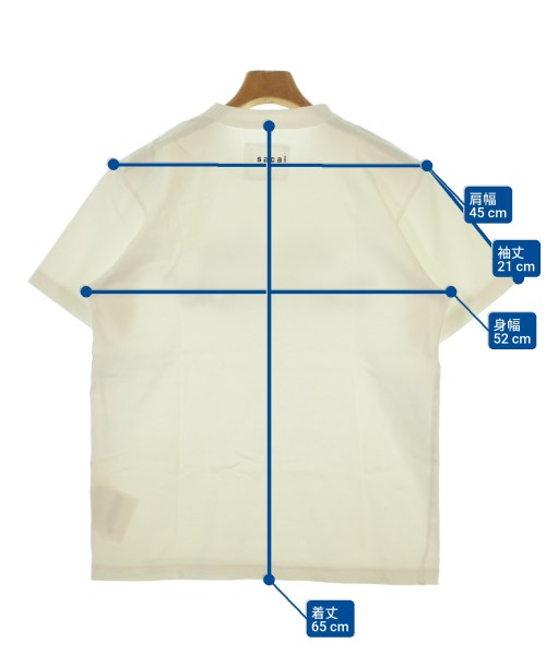 sacai（サカイ）Tシャツ・カットソー 白 サイズ:1(S位) メンズ/2200639900025