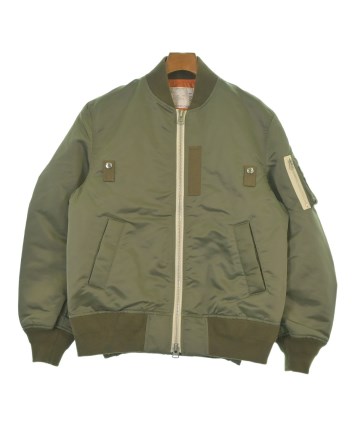 sacai ミリタリージャケット size4 sacai（サカイ）ミリタリーブルゾン カーキ サイズ:1(S位) メンズ