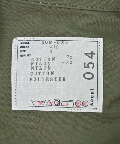 sacai（サカイ）その他 カーキ サイズ:3(L位) メンズ/2200640459086