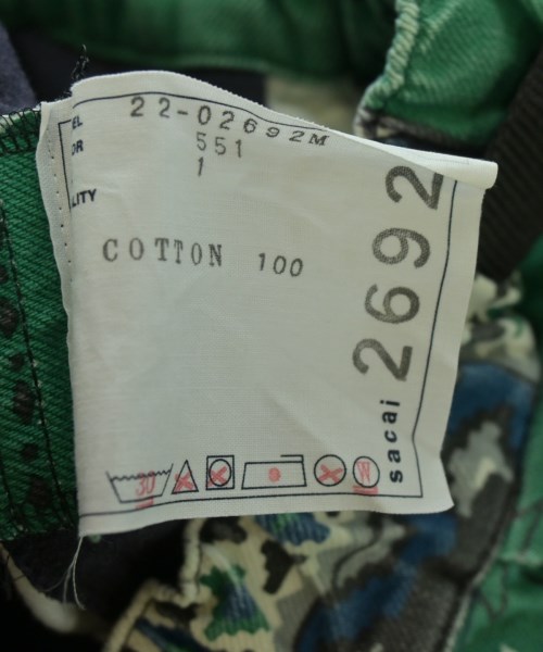 sacai（サカイ）ショートパンツ 緑 サイズ:1(S位) メンズ/2200640696450